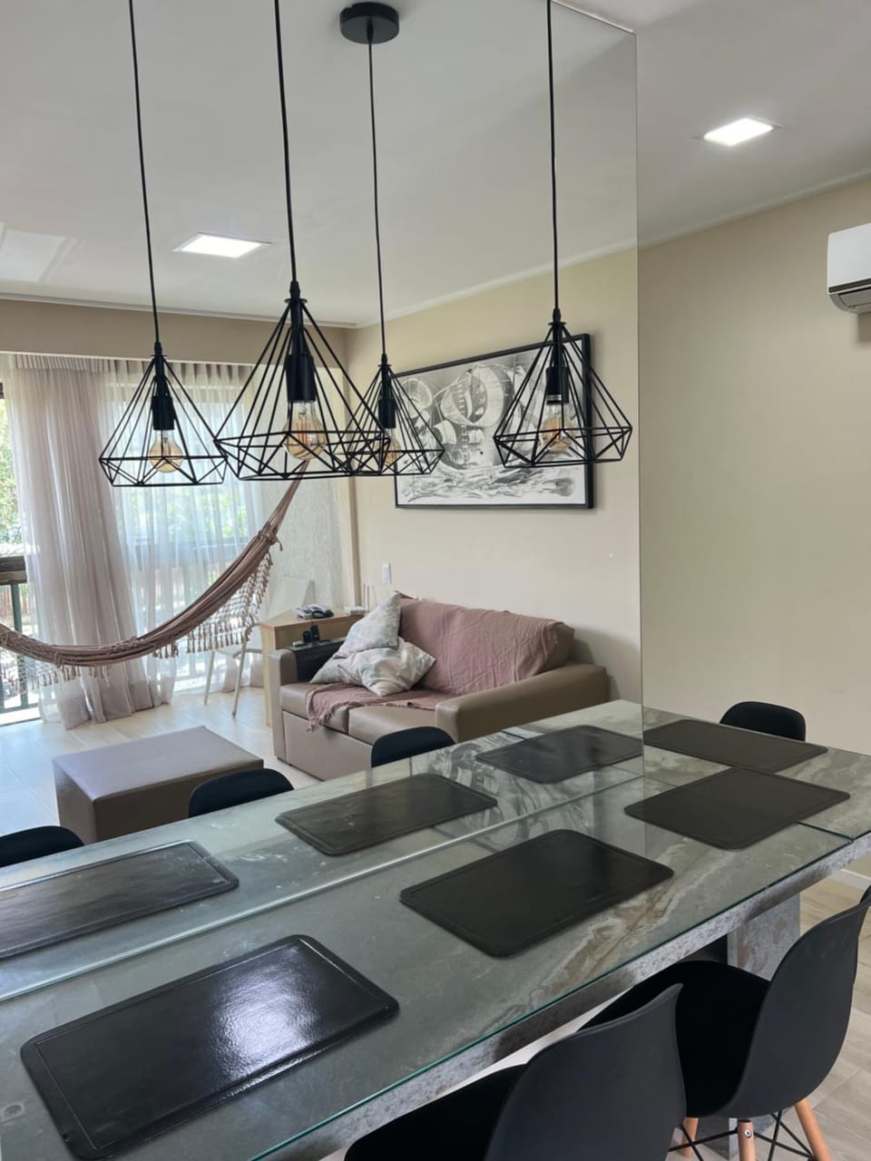 Living room, Seating area, Dining area