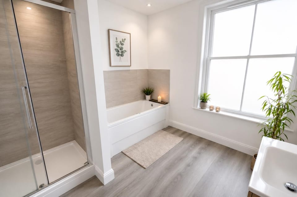 Seascape Seaview Apartment hot tub hire subject to availability Apartment in Scarborough