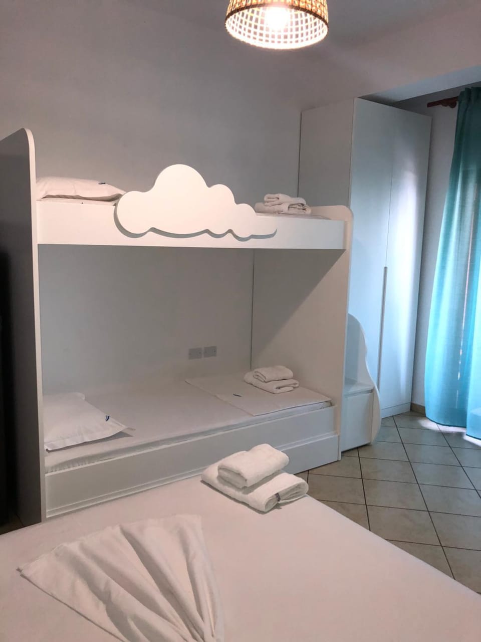 Bed, bunk bed, safe, wardrobe