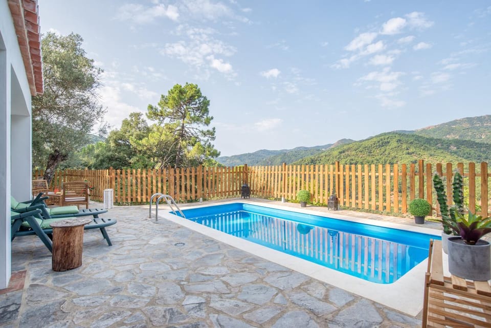 Property building, Living room, Swimming pool
