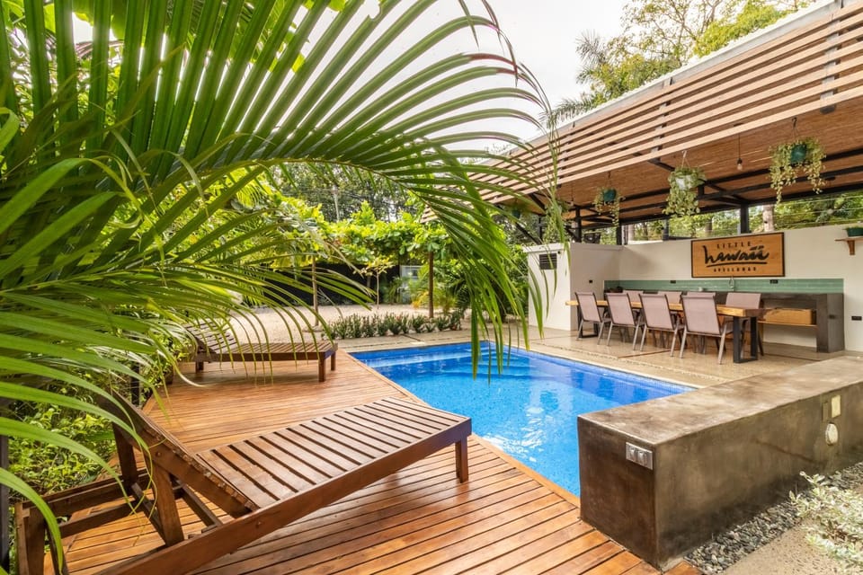 Patio, Pool view