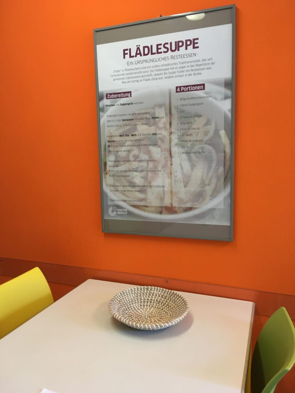 Decorative detail, Communal kitchen