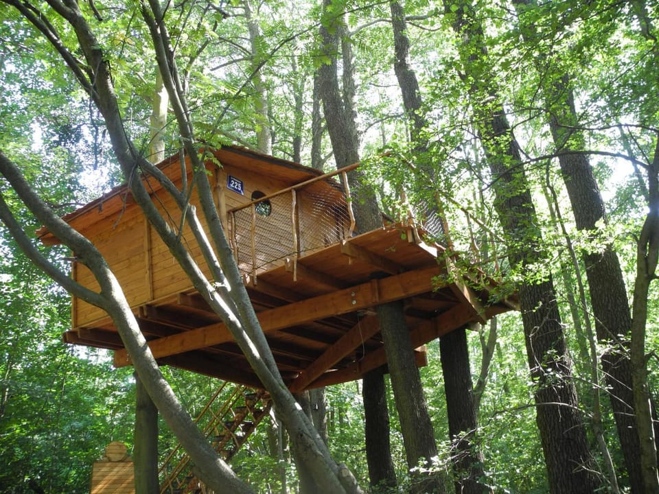 Treehouse v Brdech Chalet in Czechia