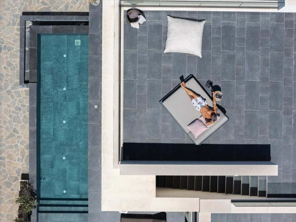 Patio, Day, Balcony/Terrace, Pool view, Swimming pool, sunbed