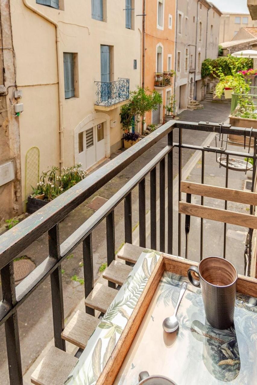 "Le Transversal 1" -Balcon-Garage privé optionnel -Centre historique-Plages à 21km ! Apartment in Pézenas