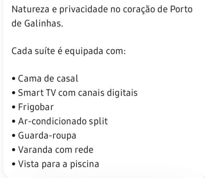 Exclusive Guest House - Suites Charmosas na Vila Bed and Breakfast in Ipojuca