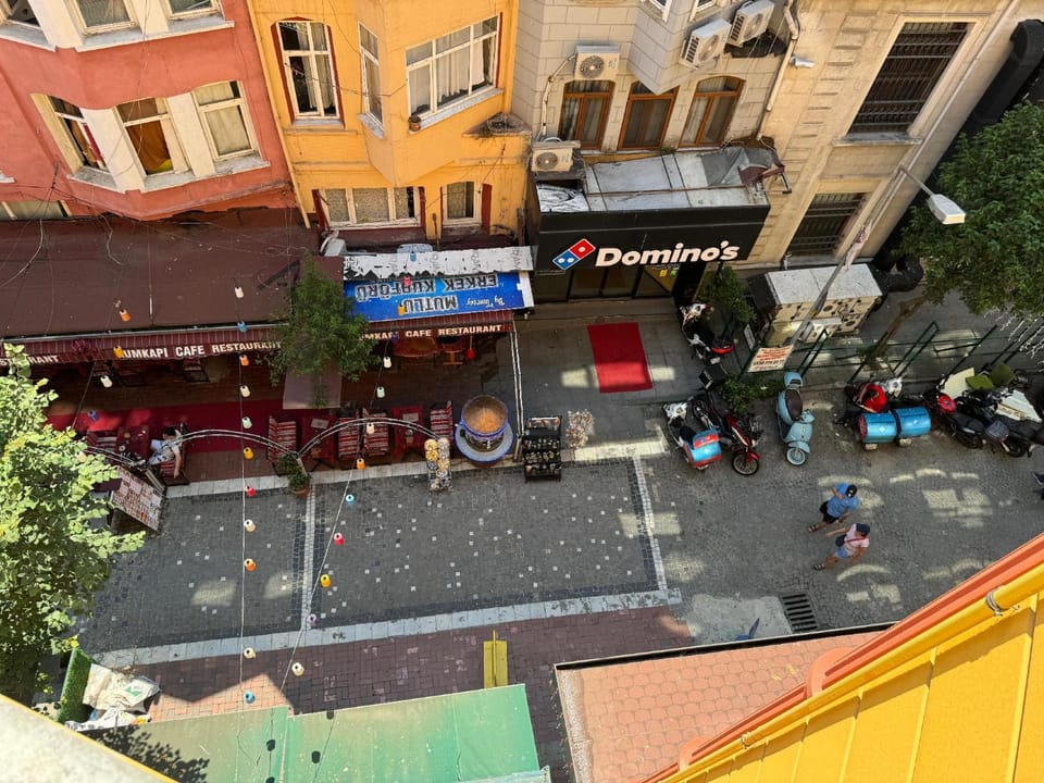 Property building, Day, Neighbourhood, Bird's eye view, Street view
