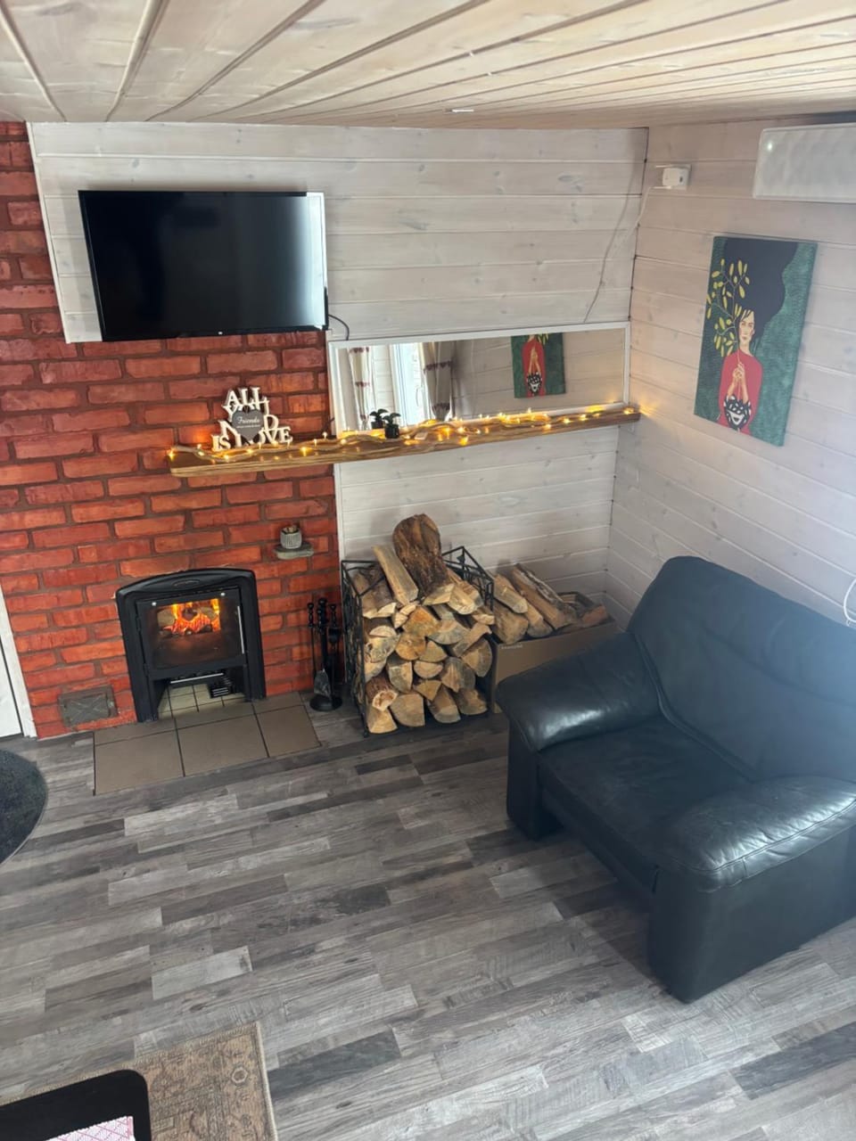 Charming Sauna Cottage in a Horse Ranch House in Lithuania