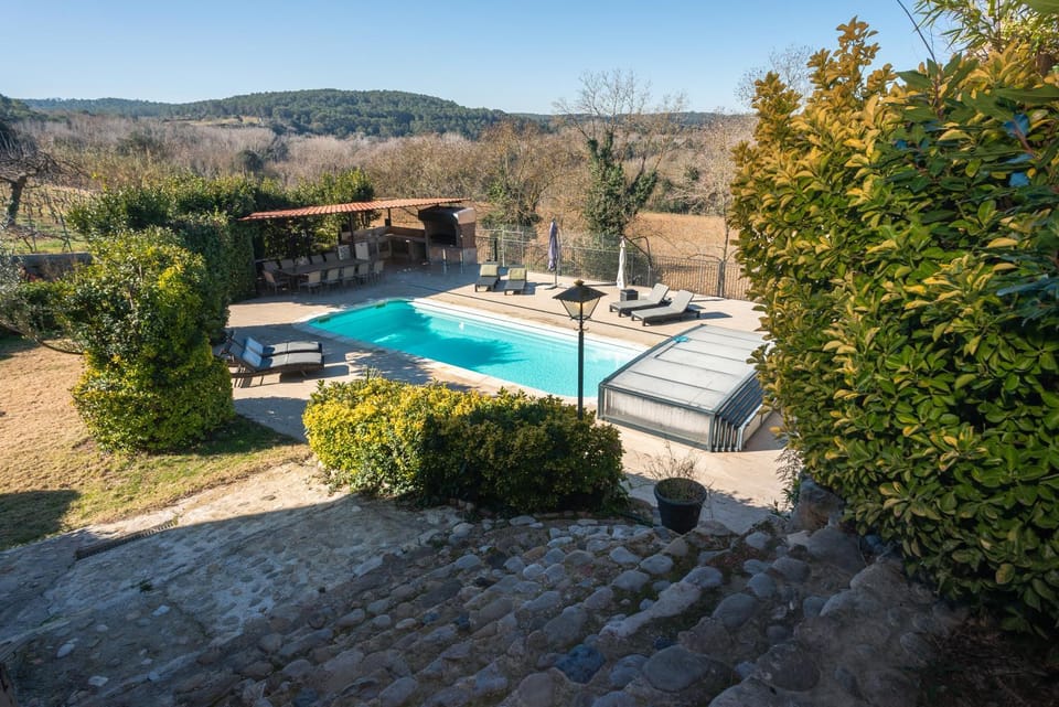 Natural landscape, Swimming pool, sunbed