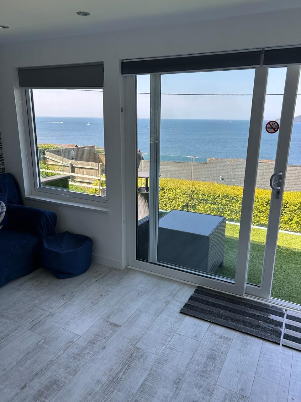 View (from property/room), Living room, Sea view