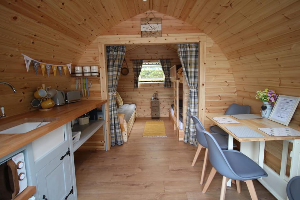Glamping Huts in the Heart of Snowdonia Campground/ 
RV Resort in Wales