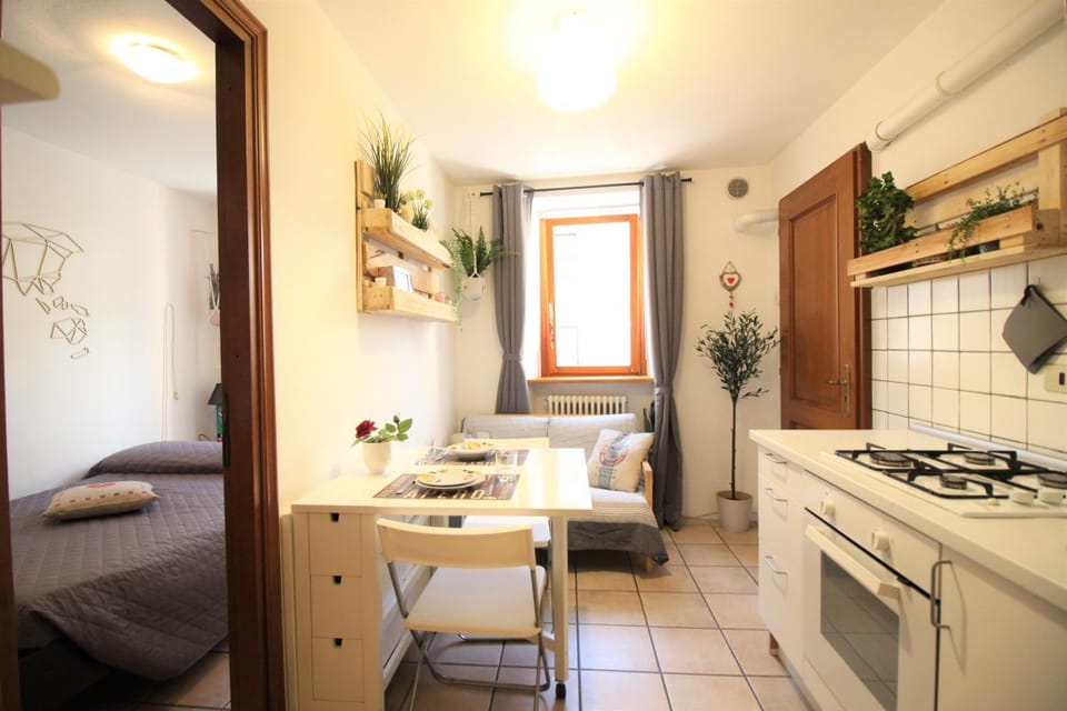 Kitchen or kitchenette, Living room, Dining area