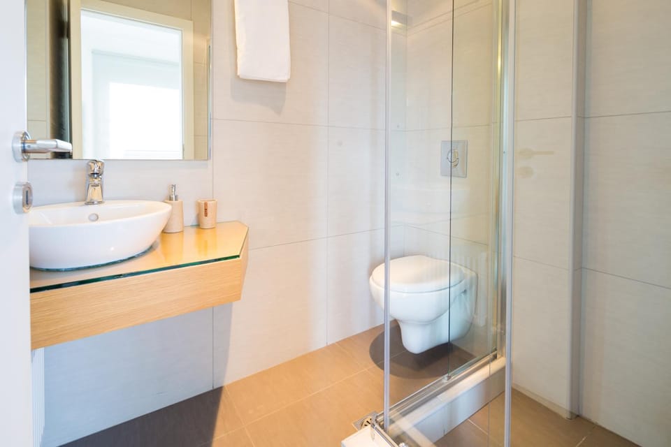 Shower, Toilet, Bathroom, towels