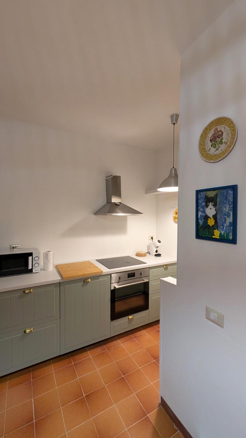 Kitchen or kitchenette, dishwasher, microwave, oven, stove, kitchen