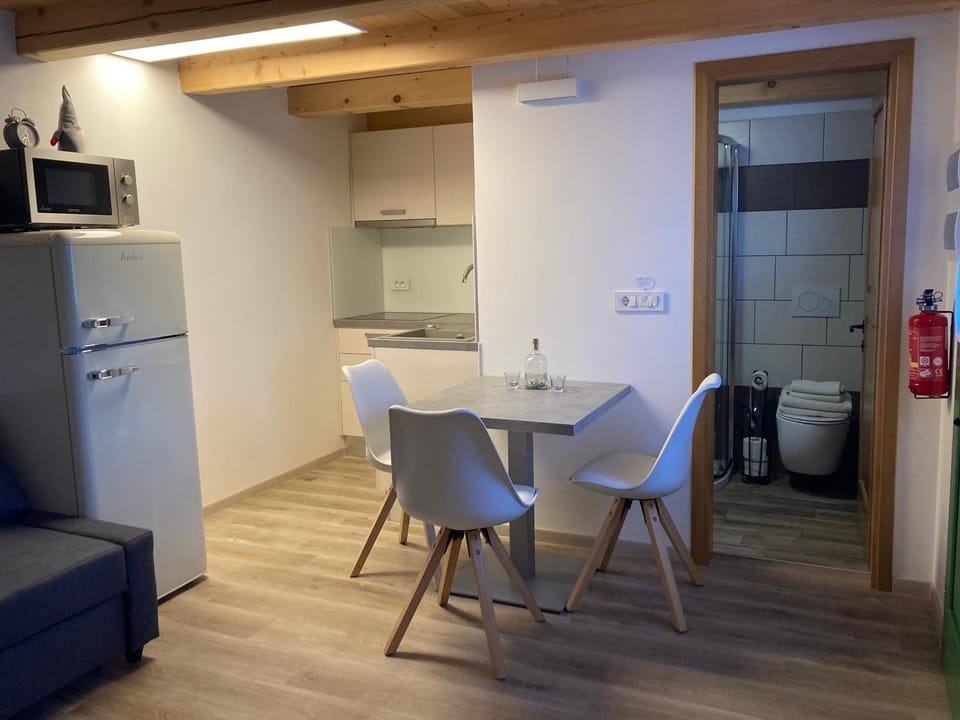Kitchen or kitchenette, Dining area
