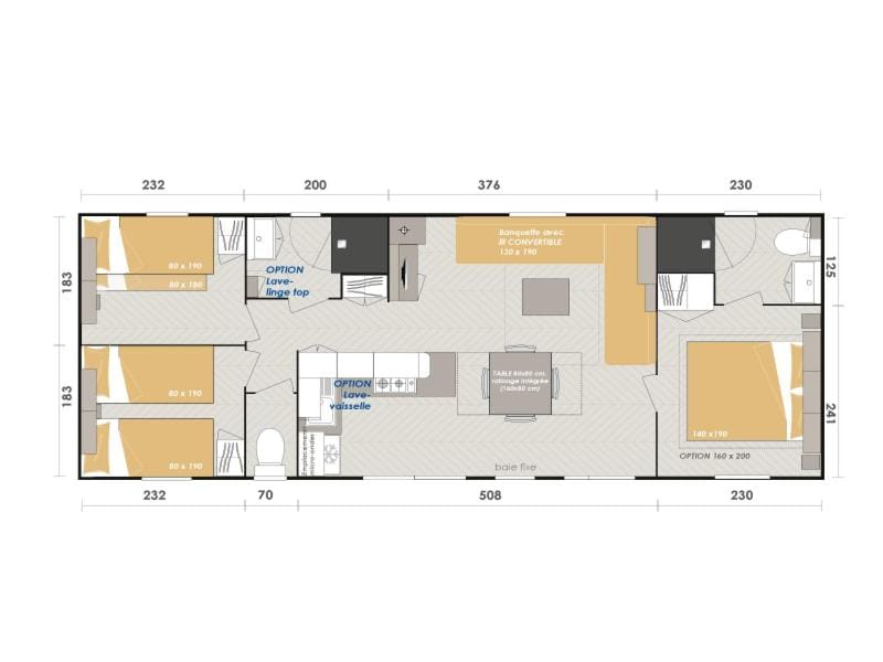 Mobilhome la carabasse Campground/ 
RV Resort in Vias