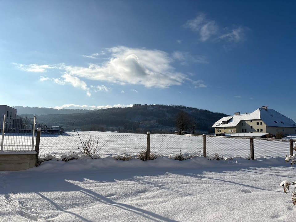 Natural landscape, Winter, Mountain view