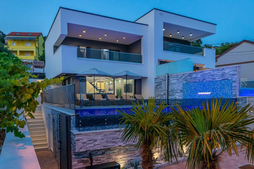 Luxury Villa Lorena with heated pool, jacuzzi,sauna and seaview Villa in Crikvenica