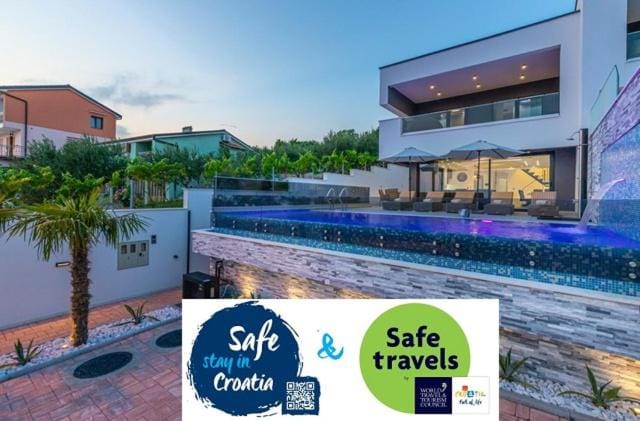 Luxury Villa Lorena with heated pool, jacuzzi,sauna and seaview Villa in Crikvenica
