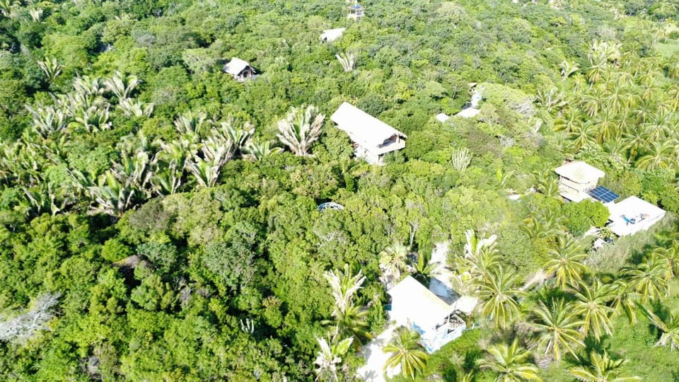 New Ruins Off-The-Grid SuperAdobe Domes with Pool Nature lodge in State of Oaxaca