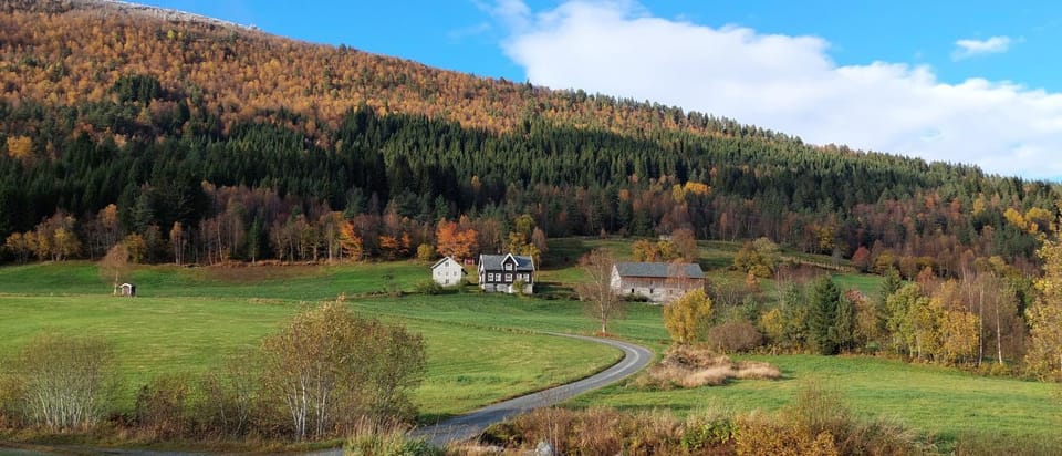 Property building, Natural landscape, Autumn