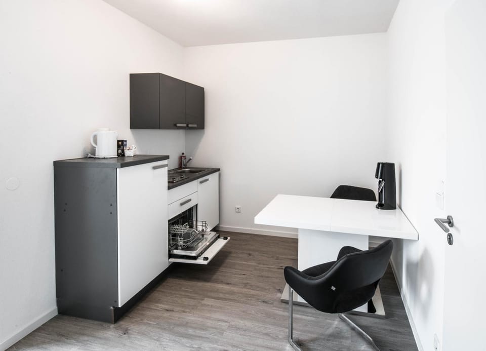 Kitchen or kitchenette, Photo of the whole room, Decorative detail, Seating area