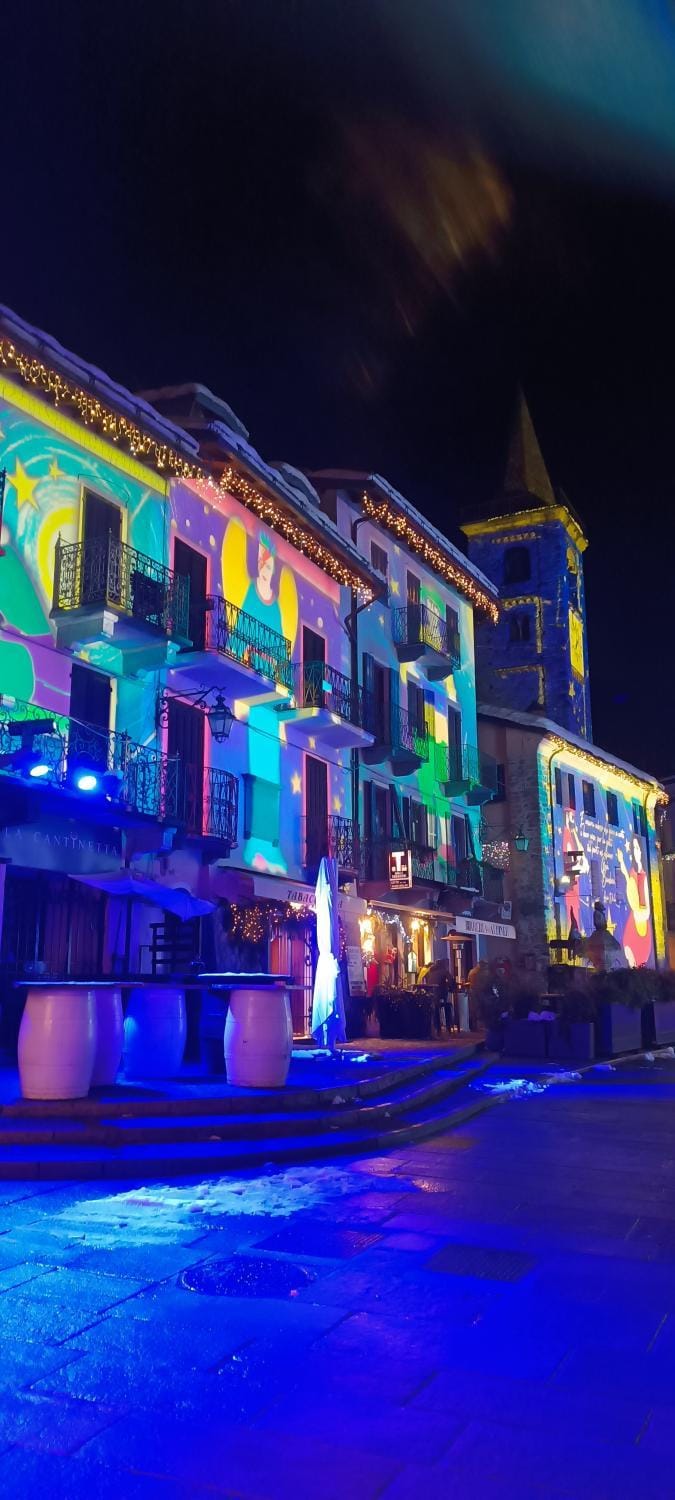 Property building, Night, City view