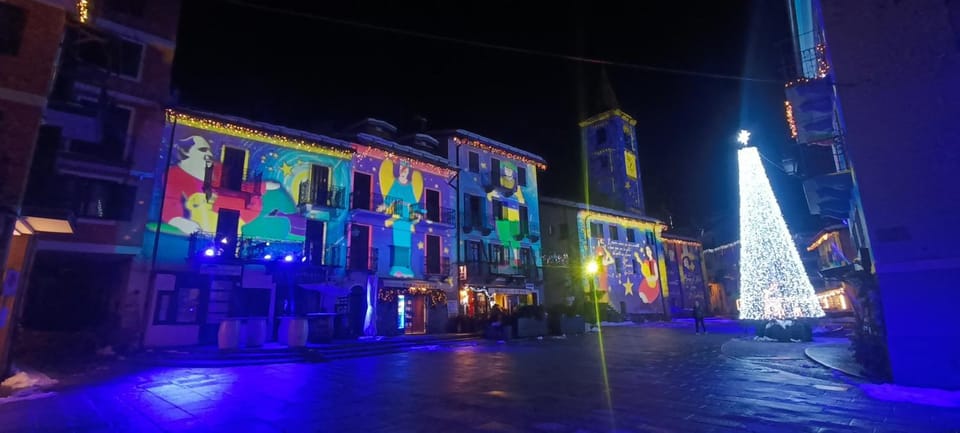 Property building, Night, City view