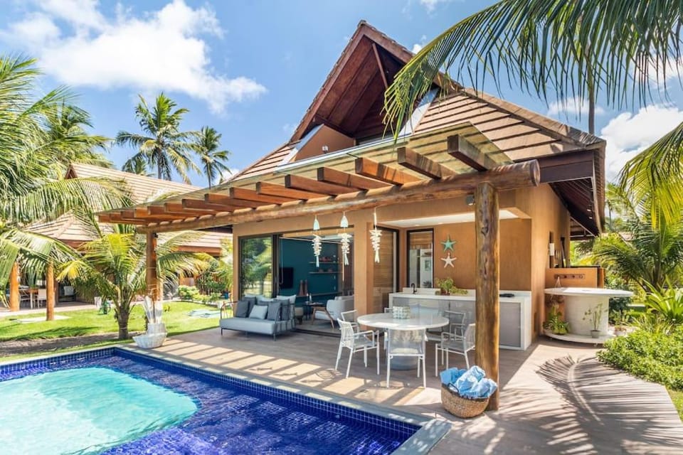 Patio, Facade/entrance, Pool view