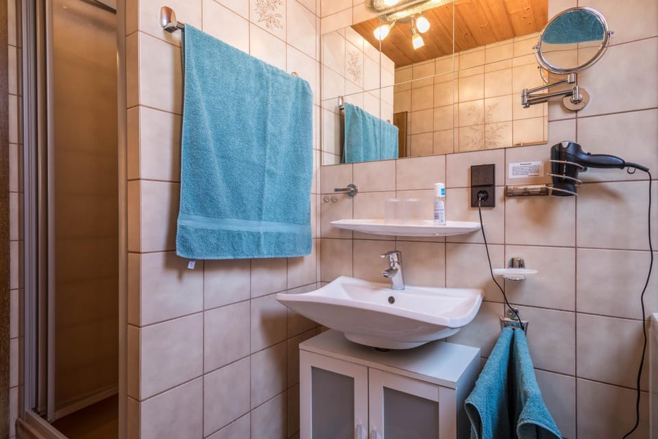 Bathroom, Living room