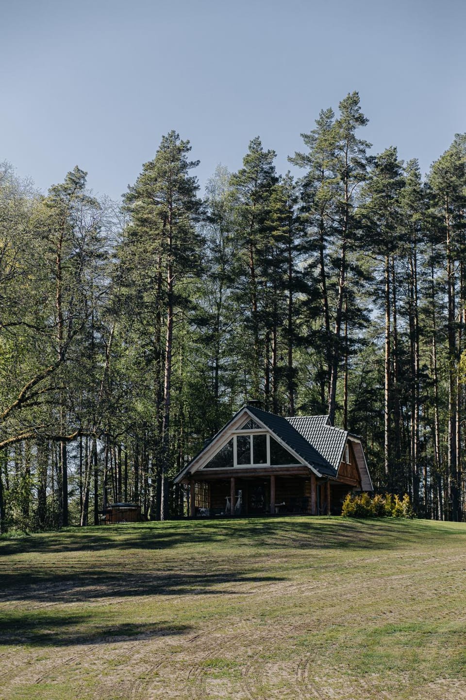 Property building, Natural landscape, Garden view