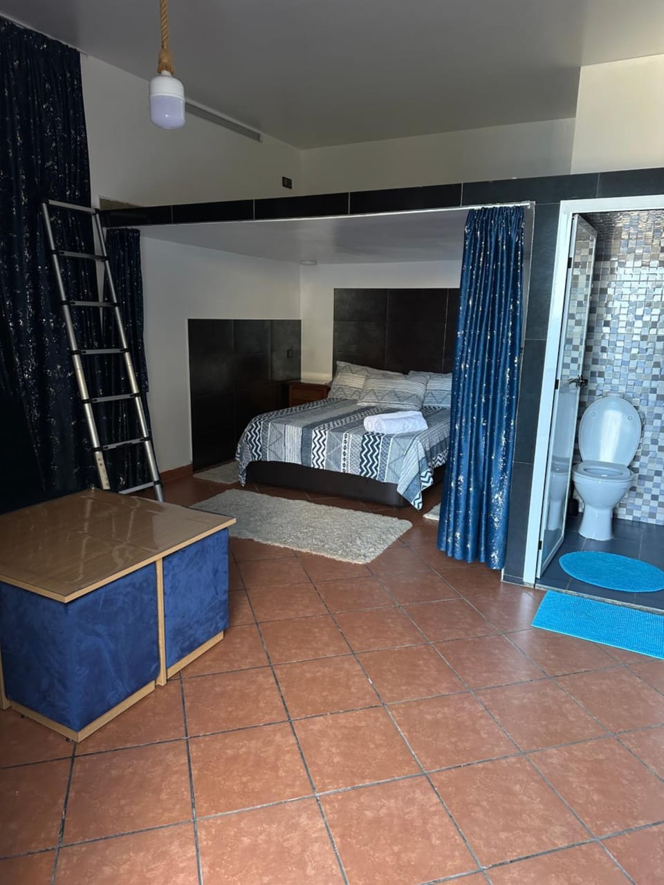 "Seaside Studio with Stunning Views in Belyounech Apartment in Tangier-Tétouan-Al Hoceima