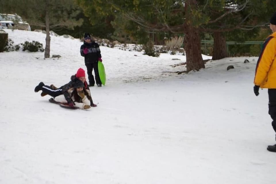 Winter, Skiing