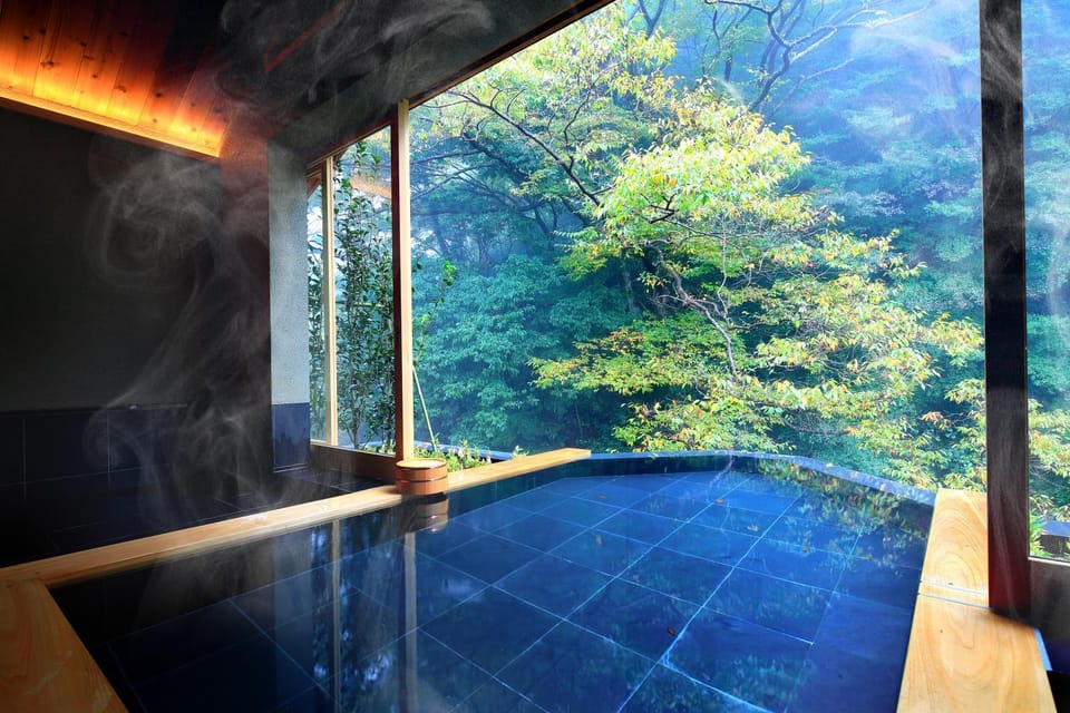 Natural landscape, Hot Spring Bath, Open Air Bath