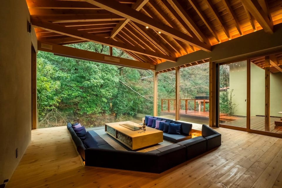 Natural landscape, View (from property/room), Living room, fireplace