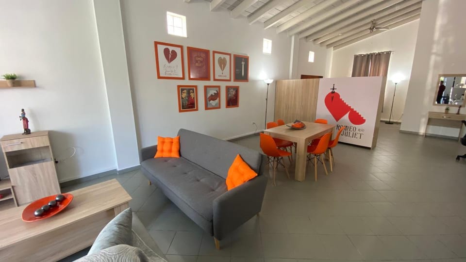 Living room, Seating area, Dining area