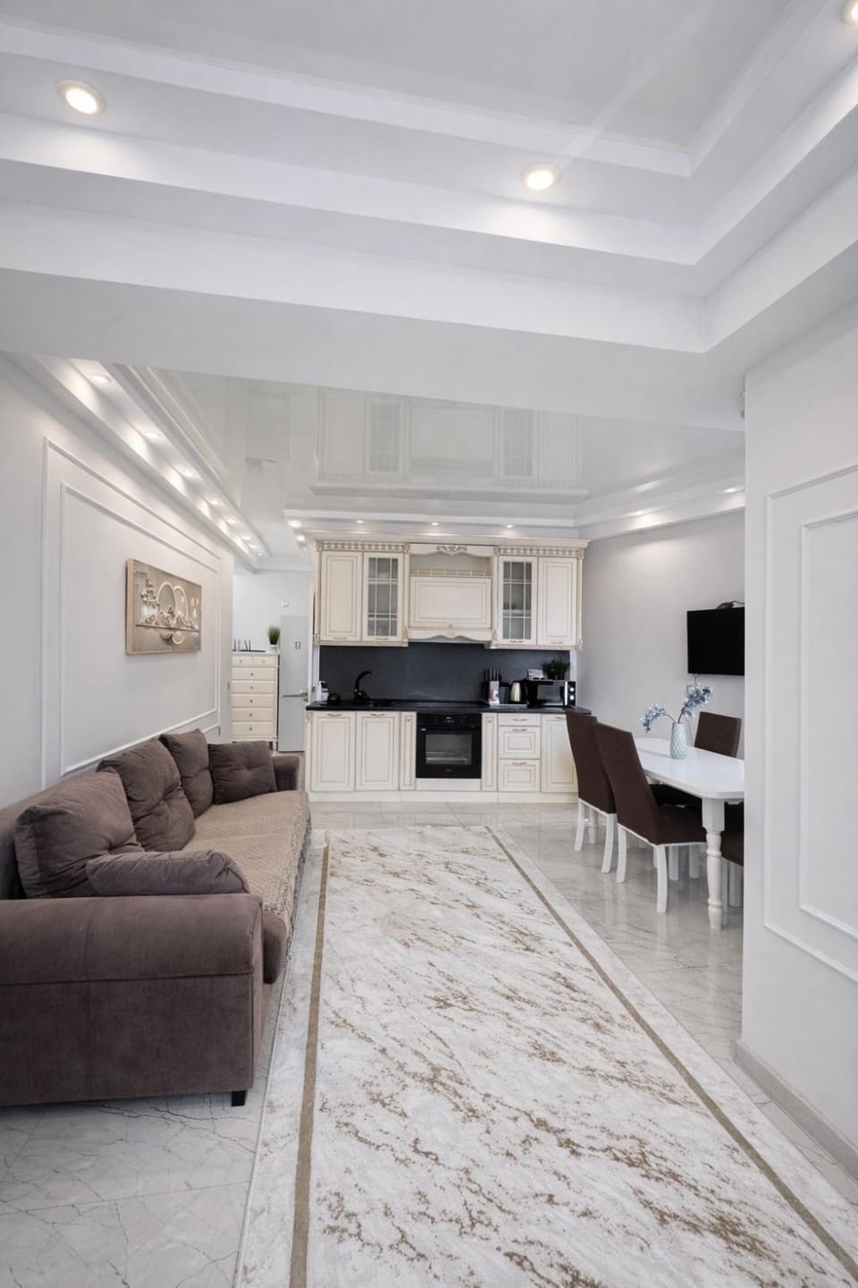 TV and multimedia, Kitchen or kitchenette, Seating area, Dining area