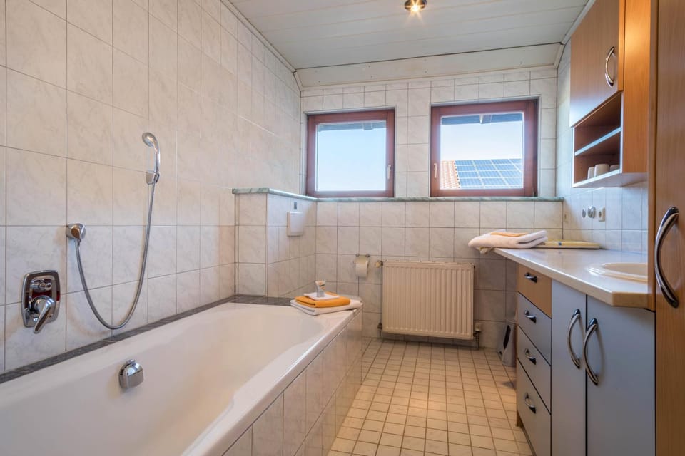 Bathroom, Living room