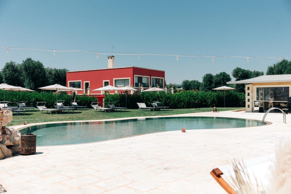 Property building, Natural landscape, Lake view, Pool view, Swimming pool, sunbed