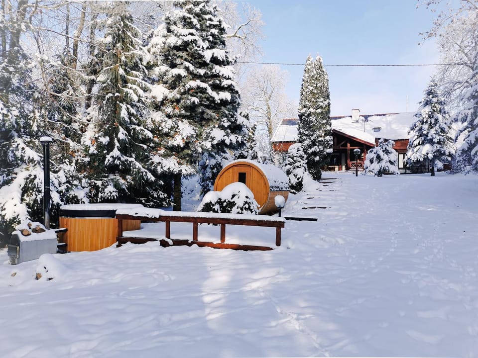 Natural landscape, Winter, Hot Tub, Sauna