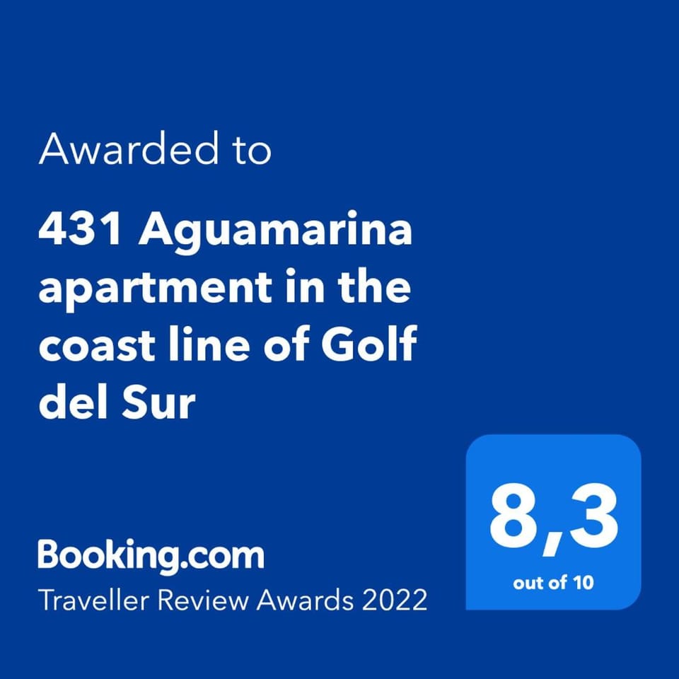 431 - Edif Aguamarina - Vacation Rental Home in the coast line of Golf del Sur Apartment in Abona