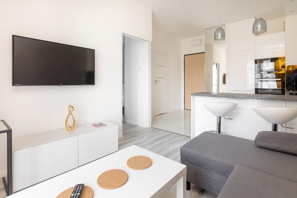 TV and multimedia, Kitchen or kitchenette, Living room, Seating area