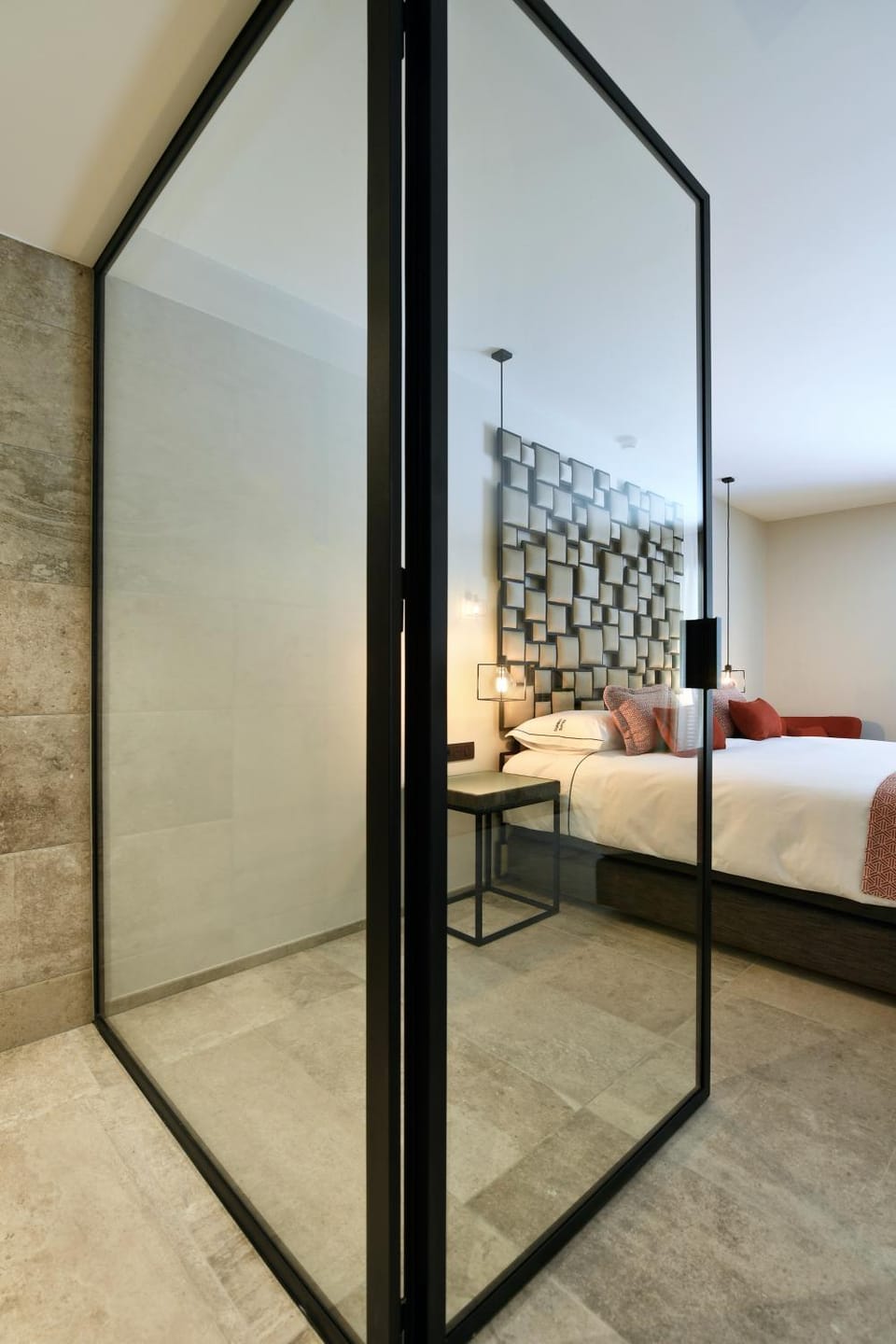 Bed, Photo of the whole room, Decorative detail