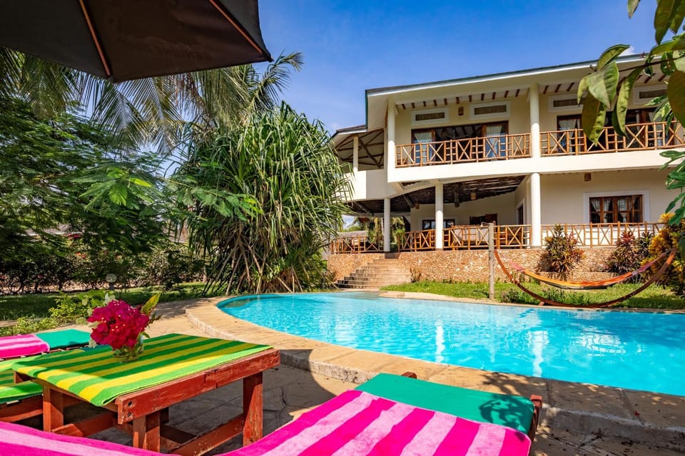 Property building, Garden, Pool view