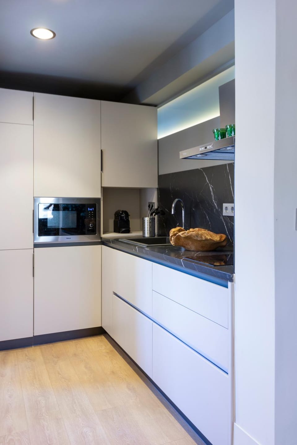 Kitchen or kitchenette, kitchen