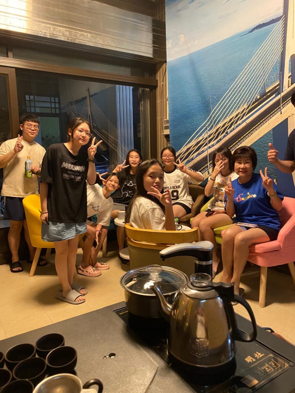 group of guests