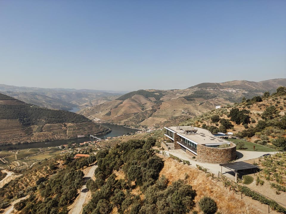 Property building, Natural landscape, Bird's eye view, River view