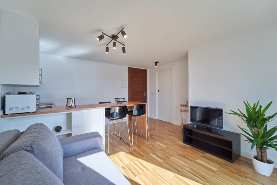 Kitchen or kitchenette, Living room