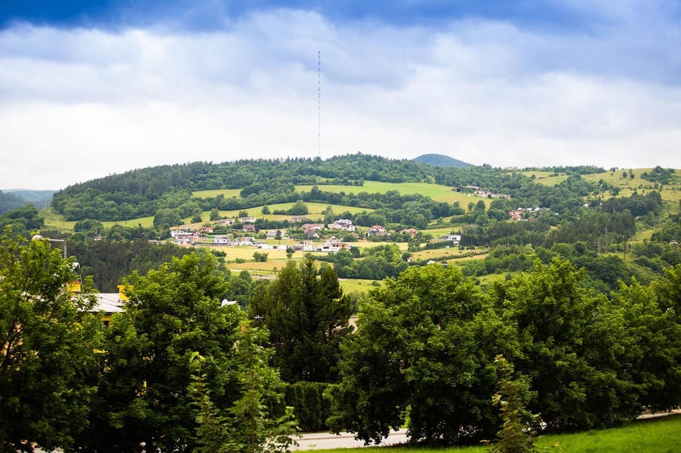 Nearby landmark, Natural landscape, City view, Mountain view