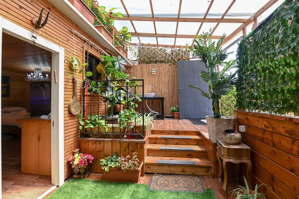 Property building, Patio, Garden, Garden view